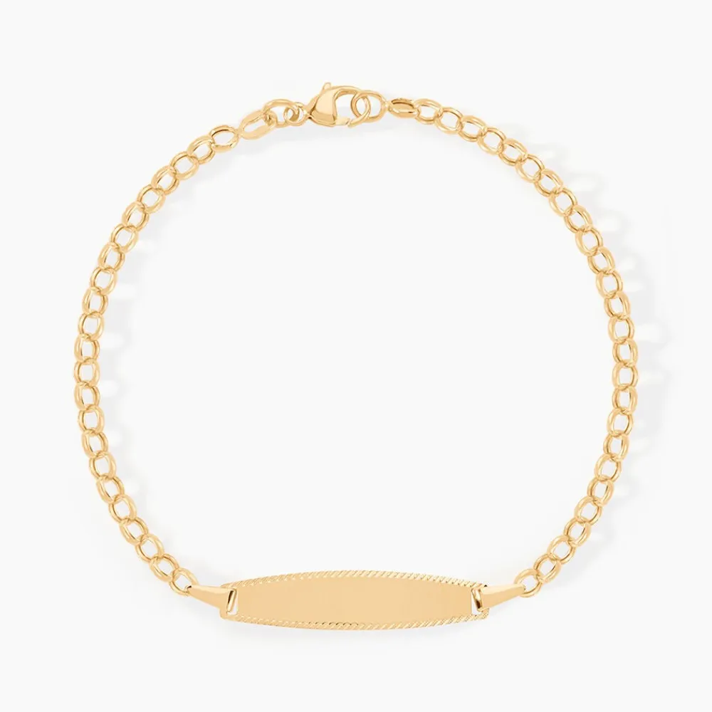 Marc Orian Bracelets Or|Idées Cadeaux Enfant > Bracelet Identité Marcel Or Jaune