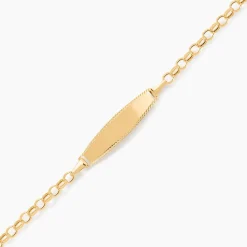Marc Orian Bracelets Or|Idées Cadeaux Enfant > Bracelet Identité Marcel Or Jaune
