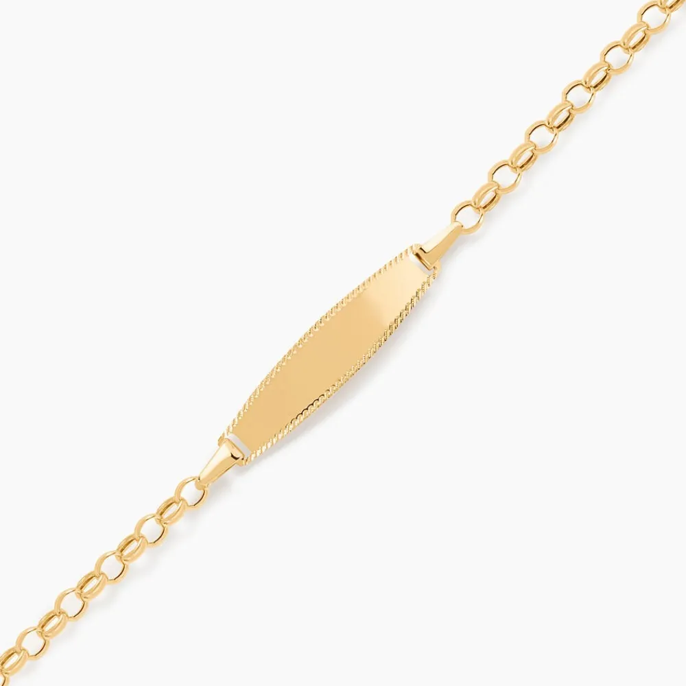 Marc Orian Bracelets Or|Idées Cadeaux Enfant > Bracelet Identité Marcel Or Jaune