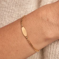 Bracelet Identité Marcel Or Jaune