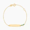 Marc Orian Bracelets Or|Idées Cadeaux Enfant > Bracelet Identité Mellie Or Jaune