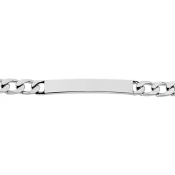 Marc Orian Gourmettes Argent|Bracelets Argent > Bracelet Identité Vivian Argent Blanc