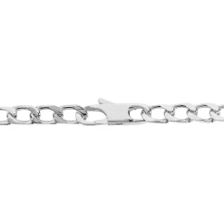 Marc Orian Gourmettes Argent|Gourmettes > Bracelet Identité Vivian Argent Blanc