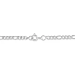 Marc Orian Gourmettes Argent|Gourmettes > Bracelet Identité Vivian Argent Blanc