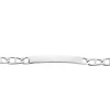 Marc Orian Gourmettes Argent|Bracelets Homme > Bracelet Identité Zak Argent Blanc