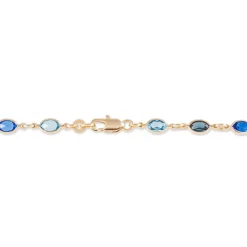 Bracelet Ilvaae Plaqué Or Jaune Pierre De Synthese