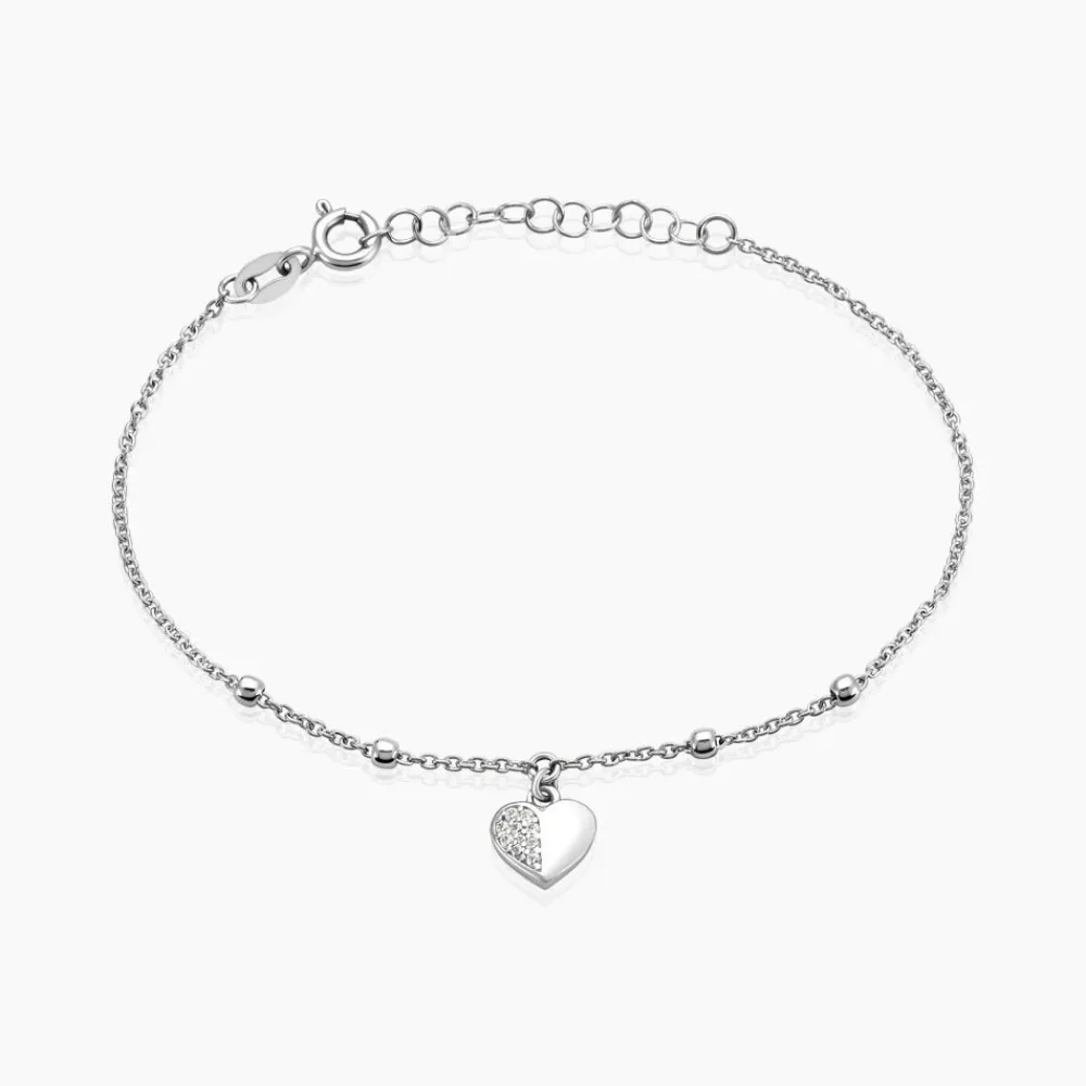 Marc Orian Bijoux Zirconium|Bracelets > Bracelet Ishane Argent Blanc Oxyde De Zirconium