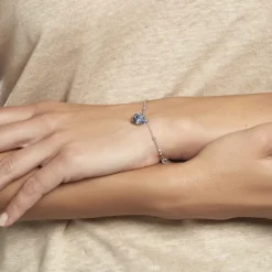 Marc Orian Bracelets|Bijoux Fantaisie > Bracelet Isin Argent Blanc Pierre De Synthese
