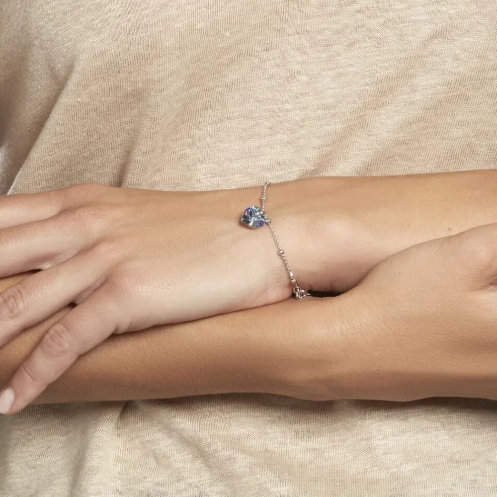 Marc Orian Bracelets|Bijoux Fantaisie > Bracelet Isin Argent Blanc Pierre De Synthese