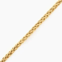 Bracelet Jany Maille Palmier Or Jaune