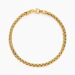 Bracelet Jany Maille Palmier Or Jaune