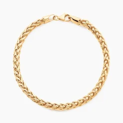 Bracelet Jany Maille Palmier Or Jaune
