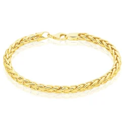 Bracelet Jany Maille Palmier Or Jaune
