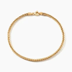Bracelet Jany Maille Palmier Or Jaune