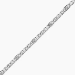 Marc Orian Bracelets Mailles|Bracelets Homme > Bracelet Jeremi Argent Blanc