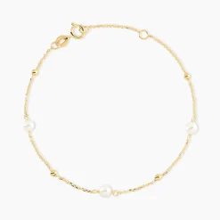 Bracelet Jolana Or Jaune Perle De Culture