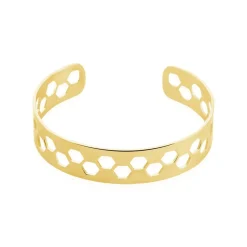 IMAGINE Bracelets Acier Inoxydable|Bracelets Joncs > Bracelet Jonc Acier Jaune