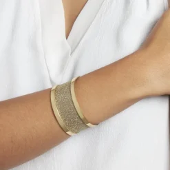 IMAGINE Bracelets Acier Inoxydable|Bijoux Acier Inoxydable > Bracelet Jonc Acier Jaune