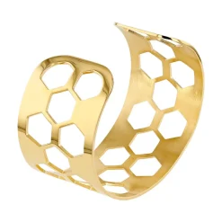IMAGINE Bracelets Acier Inoxydable|Bracelets Joncs > Bracelet Jonc Acier Jaune
