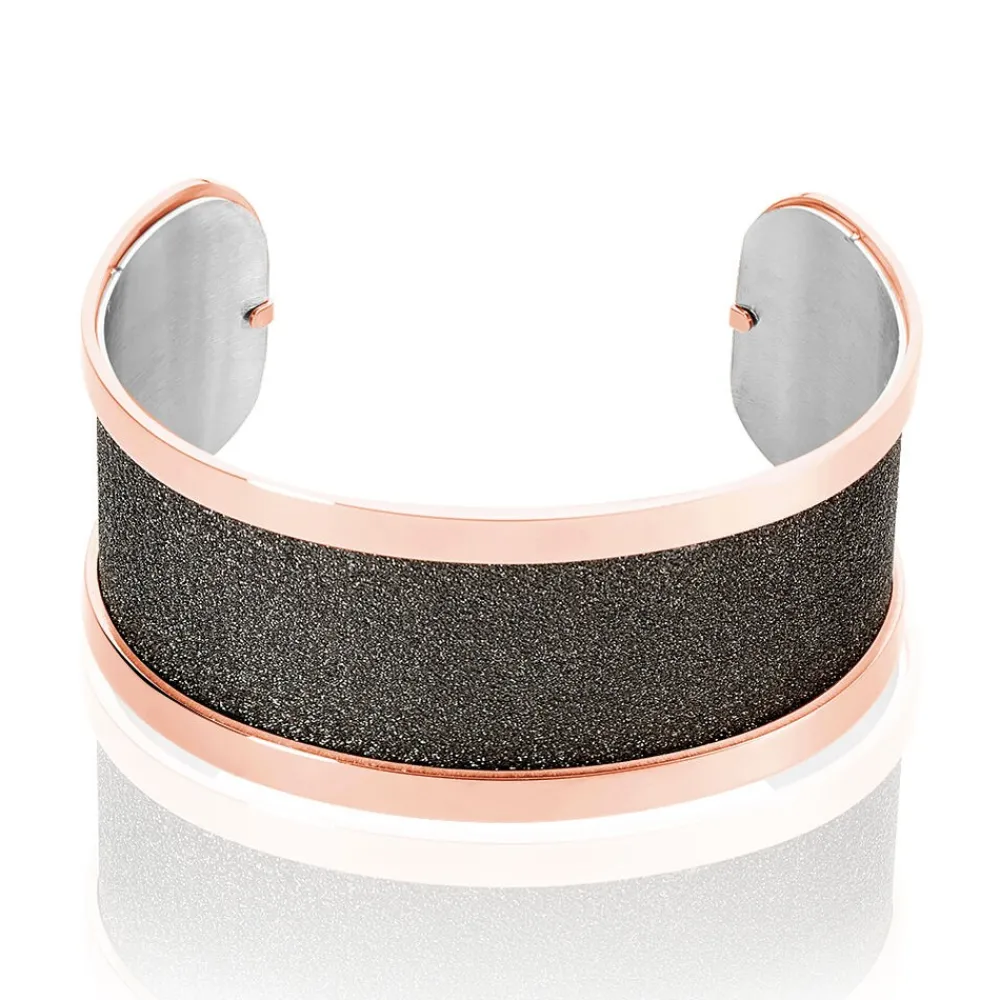 IMAGINE Bracelets Acier Inoxydable|Bijoux Acier Inoxydable > Bracelet Jonc Acier Rose