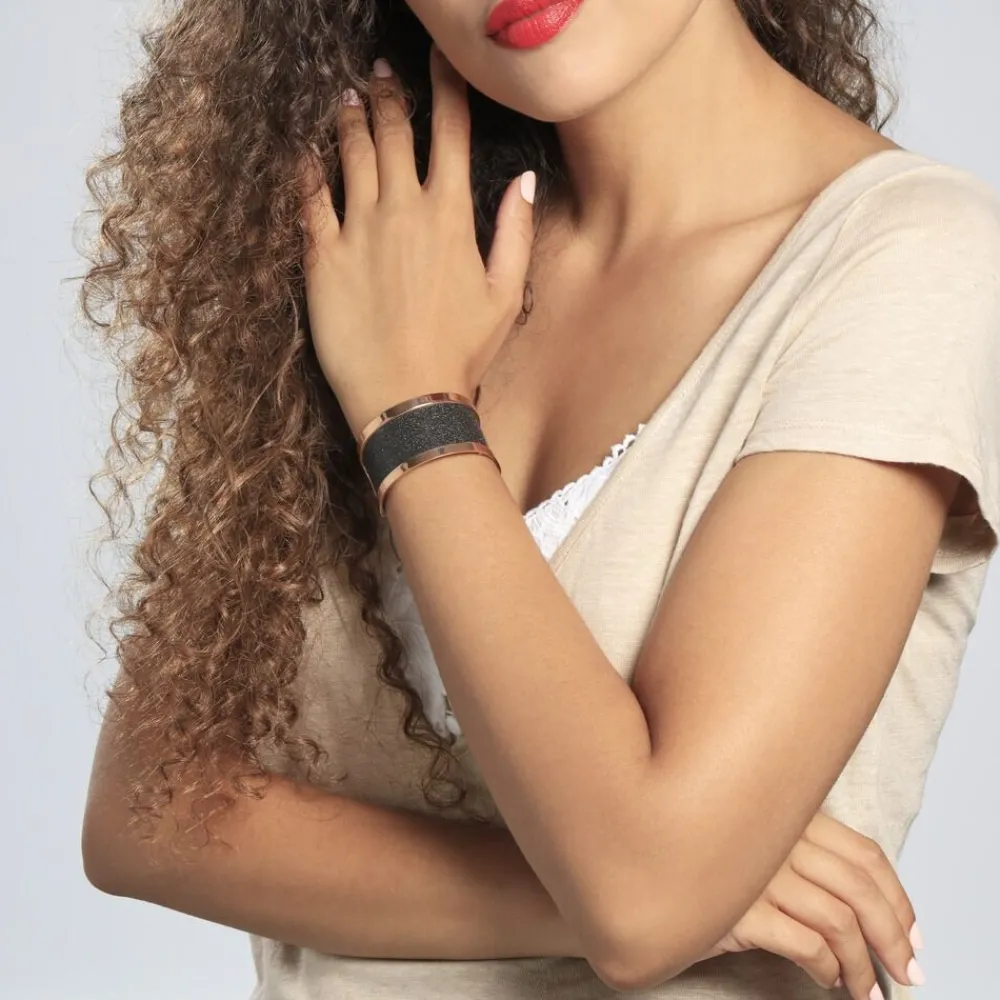 IMAGINE Bracelets Acier Inoxydable|Bijoux Acier Inoxydable > Bracelet Jonc Acier Rose