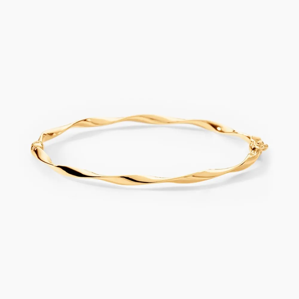 Marc Orian Bracelets Or|Bracelets Joncs > Bracelet Jonc Anaisaae Torsade Or Jaune