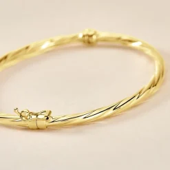 Marc Orian Bracelets Or|Bracelets Joncs > Bracelet Jonc Anaisaae Torsade Or Jaune