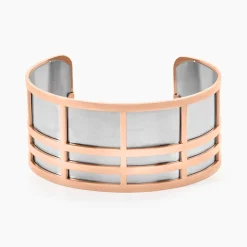 Bracelet Jonc Andria Acier Rose