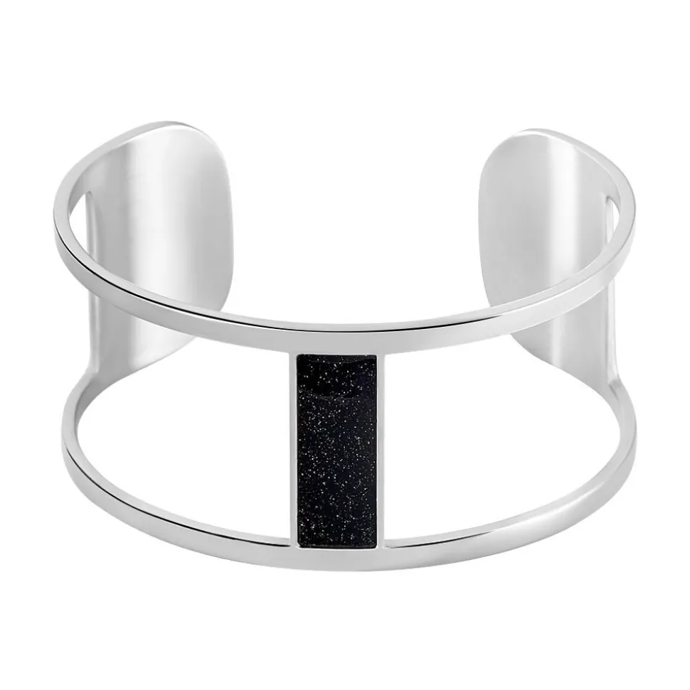 Bracelet Jonc Aness Acier Blanc