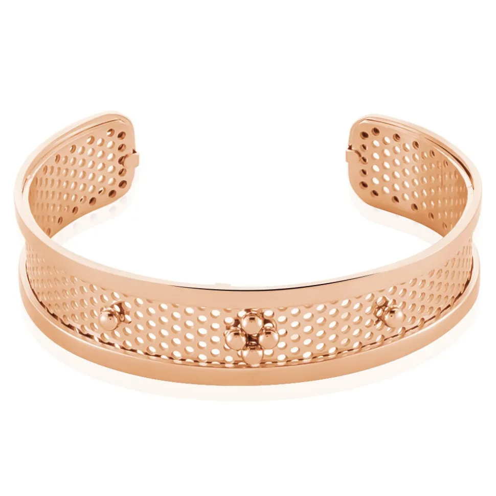 Bracelet Jonc Auda Acier Rose