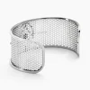 IMAGINE Bracelets Acier Inoxydable|Bracelets Joncs > Bracelet Jonc Audreanne Acier Blanc Pierre De Synthese
