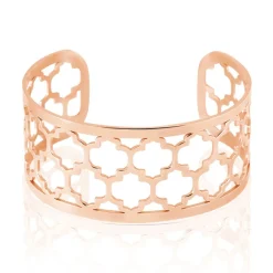 IMAGINE Bracelets Acier Inoxydable|Bracelets Joncs > Bracelet Jonc Azemia Acier Rose