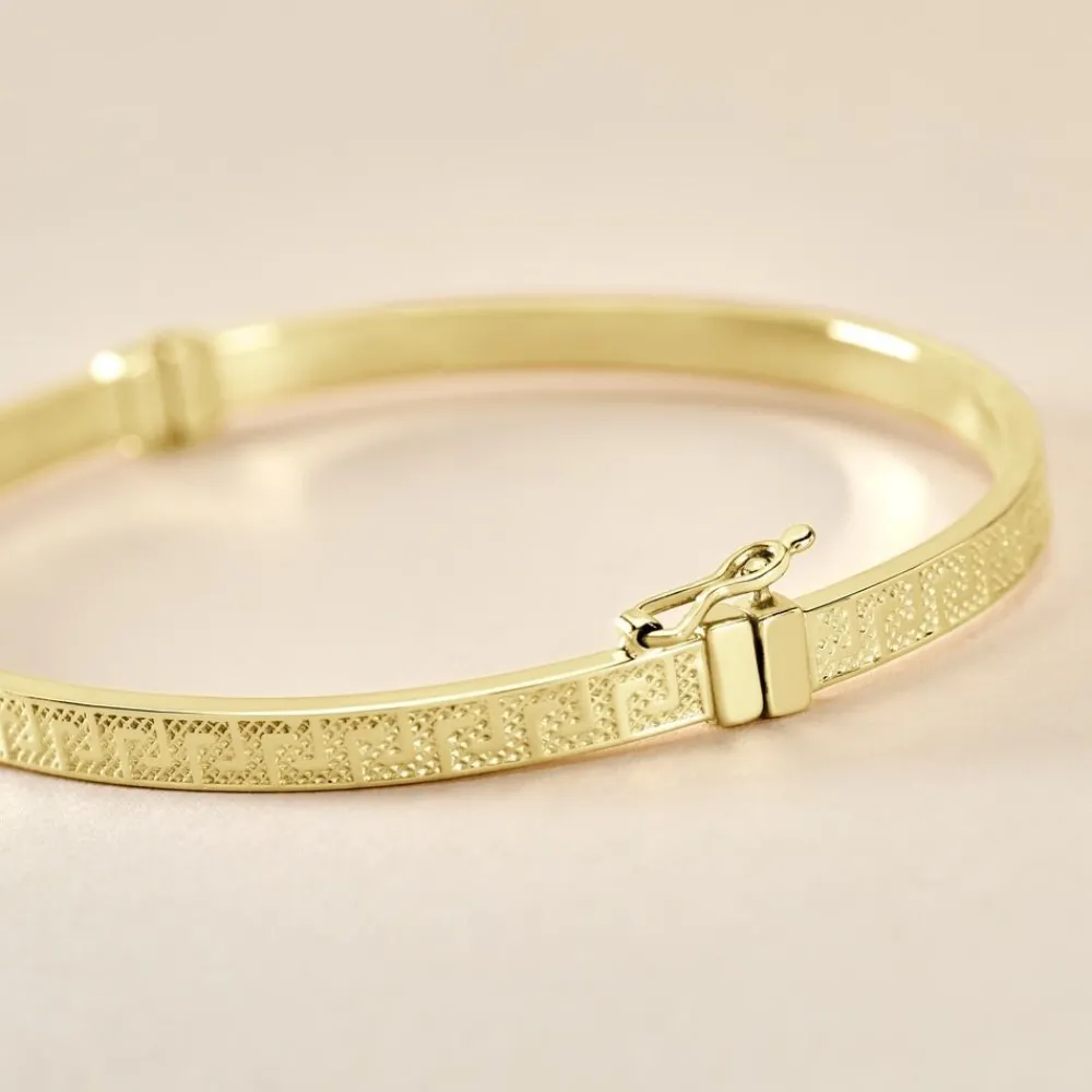 Marc Orian Bracelets Or|Bracelets Joncs > Bracelet Jonc Capucina Grec Or Jaune