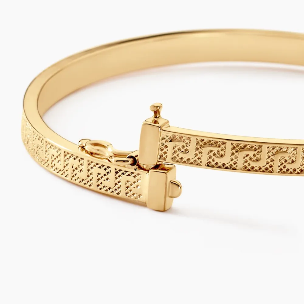 Marc Orian Bracelets Or|Bracelets Joncs > Bracelet Jonc Capucina Grec Or Jaune
