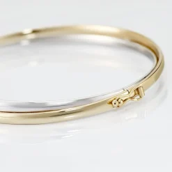 Marc Orian Bracelets Or|Bracelets Joncs > Bracelet Jonc Catalin 2 Fils Flexibles Or Bicolore