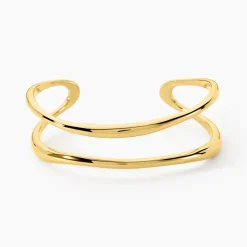 Marc Orian Bracelets Acier Inoxydable|Bracelets Joncs > Bracelet Jonc Cherish Acier Jaune