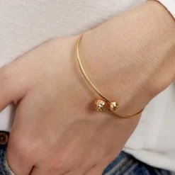Marc Orian Bracelets Or|Bracelets Joncs > Bracelet Jonc Clemmie Or Jaune