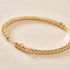Marc Orian Bracelets Or|Bracelets Joncs > Bracelet Jonc Cordelia Or Jaune