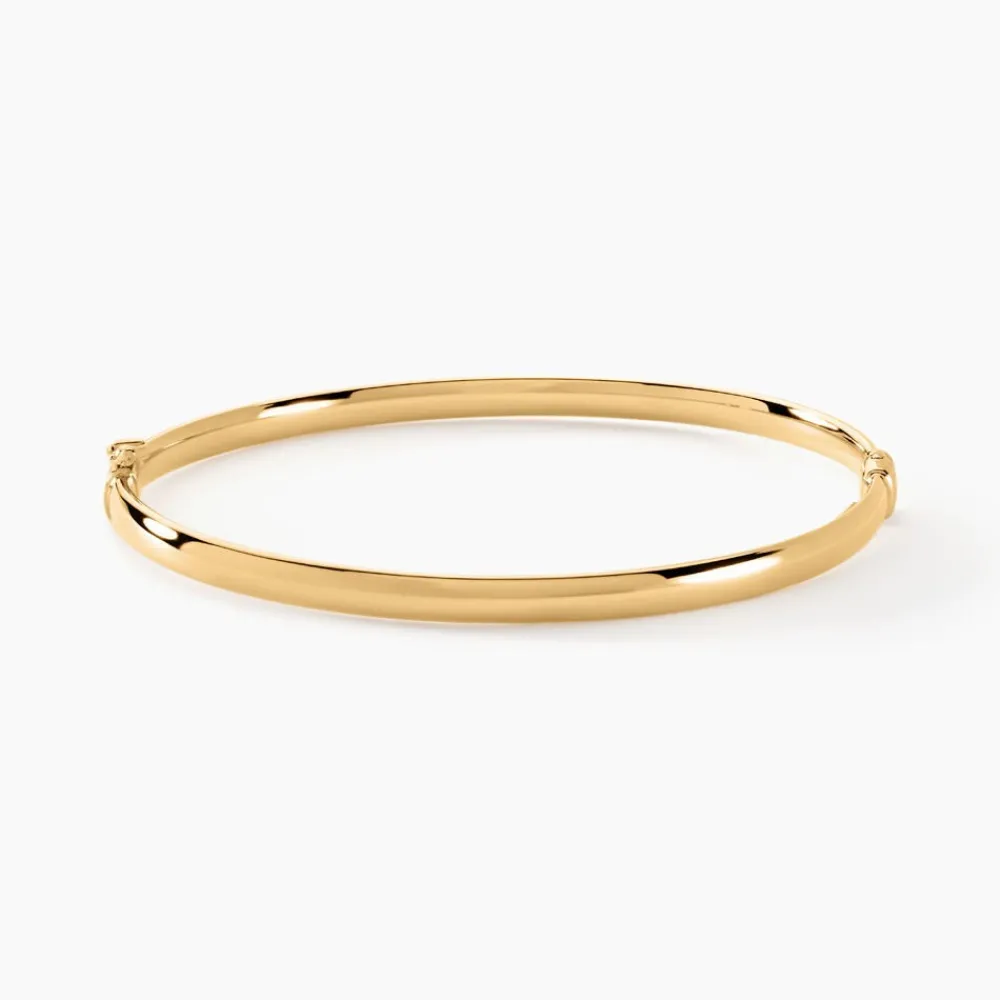 Marc Orian Bracelets Or|Bracelets Joncs > Bracelet Jonc Cynthia Fil Plat Lisse Or Jaune