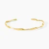 Marc Orian Bracelets Acier Inoxydable|Bracelets Joncs > Bracelet Jonc Ecorsia Acier Jaune