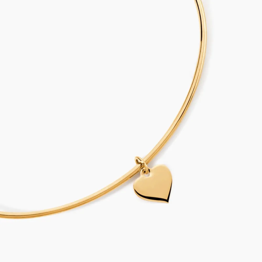 Marc Orian Bracelets Or|Bracelets Enfants > Bracelet Jonc Ida Coeur Or Jaune