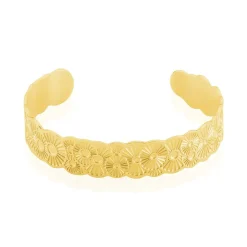 Bracelet Jonc Imagine Florette Acier Jaune