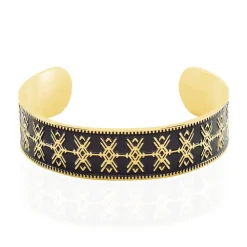 IMAGINE Bracelets Acier Inoxydable|Bracelets Joncs > Bracelet Jonc Gwladys Acier Jaune