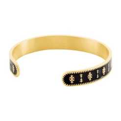 IMAGINE Bracelets Acier Inoxydable|Bracelets Joncs > Bracelet Jonc Murielle Acier Jaune