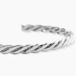 JOURDAN Bracelets Homme|Bracelets Acier Inoxydable > Bracelet Jonc Guilherme Acier Argenté