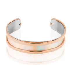Bracelet Jonc Kayssi Acier Rose