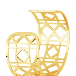 IMAGINE Bracelets Acier Inoxydable|Bracelets Joncs > Bracelet Jonc Luyanna Acier Jaune