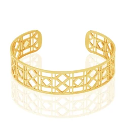 IMAGINE Bracelets Acier Inoxydable|Bracelets Joncs > Bracelet Jonc Luyanna Acier Jaune