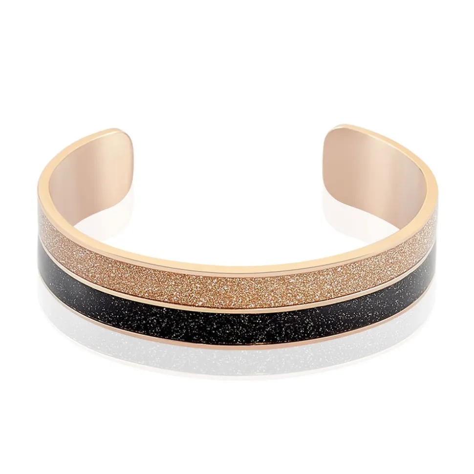Bracelet Jonc Marie-adelaide Acier Rose