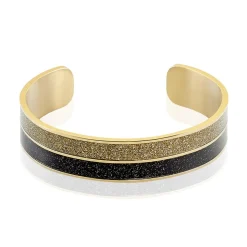 Bracelet Jonc Marie-adelaide Acier Jaune